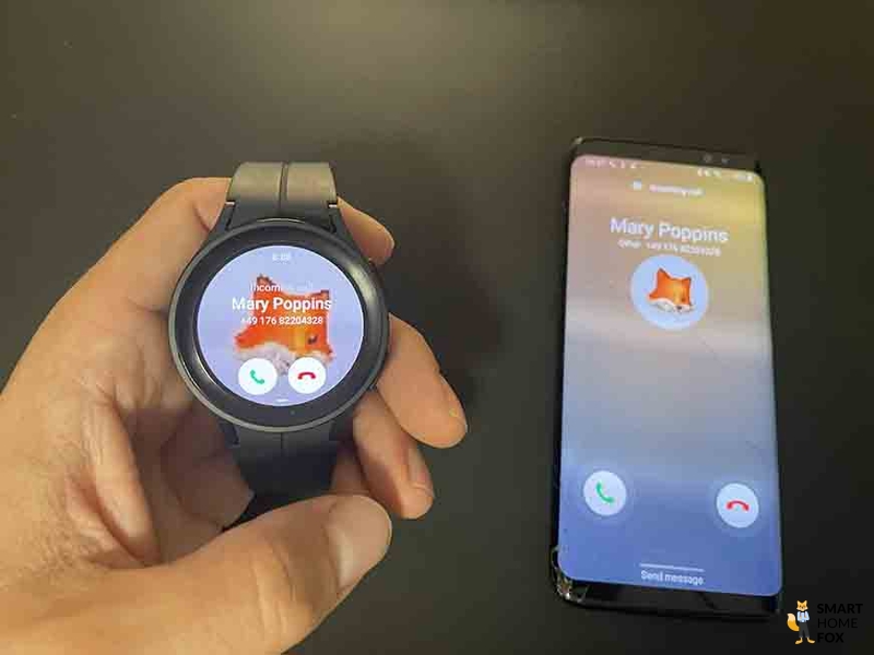 Функция телефона на часах Galaxy Watch 5.